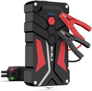 BIUBLE Jump Starter 5000A Car Battery Booster Jump Starter 12V Portable Power Pack (up to 9.0L Gas or 8.5L Diesel Engine), Car Starter Power Bank with LED Flashlight,Force Start