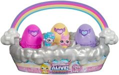 Hatchimals Alive, Spring Basket with 6 Mini Figures, 3 Self-Hatching Eggs, Fun Gift and Easter Toy, Kids Toys for Girls and Boys Ages 3 and up