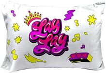 Nickelodeon That Girl Lay Lay Hey Ya'll 1 Single Reversible Pillowcase - Double-Sided Kids Super Soft Bedding (Official Nickelodeon Product)