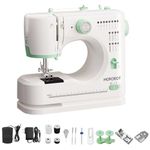 HIROBOT Newest Electric Sewing Machine with Zig Zag/Pico, Built-in 16 Stitches, Reverse Stitch, with Foot Pedal, Adjustable Speed, Perfect for Sewing Enthusiasts, Portable Design for Home DIY