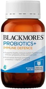 Blackmores Probiotics + Immune Defence | Supports Gastrointestinal System & Immune System Health | 30 Capsules