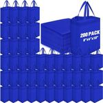 Windyun 200 Pcs Reusable Tote Bags 