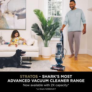 Shark Stratos XL Upright Vacuum – Navy Blue