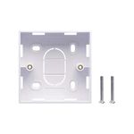 VCELINK Surface Mount Back Box for Network Wallplate Ethernet Faceplate 1 Gang 32mm White