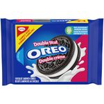 OREO Double Stuf Chocolate Sandwich Cookies, School Snacks, Family Size, 436g