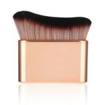 Self Tan Brush Soft Body Makeup Brush Portable Self Tanning Brush Self Tanner Face Brush For Body & Leg Makeup（Rose Gold）