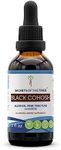 Black Cohosh Tincture Alcohol-Free Liquid Extract, Organic Black Cohosh (Cimicifuga Racemosa) Dried Root (2 FL OZ)