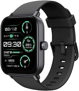 TOOBUR Orologio Smartwatch Donna Uomo, 1.8" Fintess Tracker con Alexa, Chiamate Risposta, 100 Sport, Contapassi e Cardiofrequenzimetro, Impermeabile IP68 per il nuoto, Compatibile con iOS Android