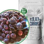 Freeze Dried Blackcurrants | Dried Blackcurrants as Raw and Vegan - Make Own Fresh Homemade Blackcurrant Powder | | Gluten Free Food for Baking as Dried Fruit Berries Extract