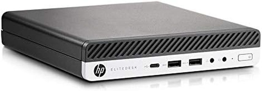 HP EliteDesk 800 G3 Desktop Mini USDT Intel Quad Core i5 256 GB SSD HDD 8 GB di memoria Windows 10 Pro con W-LAN Desktop Desktop Professional - Rinnovato