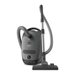 Miele Classic C1 Pure Suction Bagged Canister Vacuum Cleaner with Miele AirClean System and AllTeQ Universal Floorhead, 1200 W, in Graphite Grey - 11181020