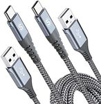 2Pack 2M USB C Cable 3.1A Fast Car 