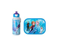 Mepal - Lunch Set Campus - Lunch Set for Children with Pop-up Drink Bottle & Lunch Box - Lunch Set for School or On The Go - BPA-Free - 400 ml + 750 ml - Frozen 2