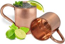 Pure CopperMoscow Mules Mug - Lead Free Copper - Lacquered Finish - Plain Shiny Style Handmade Capacity - 450 ML / 15 Oz (2)