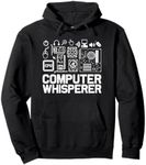 Computer Whisperer IT Tech Support Software Engineer Geek Pullover Hoodie