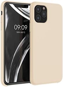 kwmobile Cover per Apple iPhone 11 Pro Custodia - Back Case per Smartphone in Silicone TPU - Protezione Gommata - madre perla