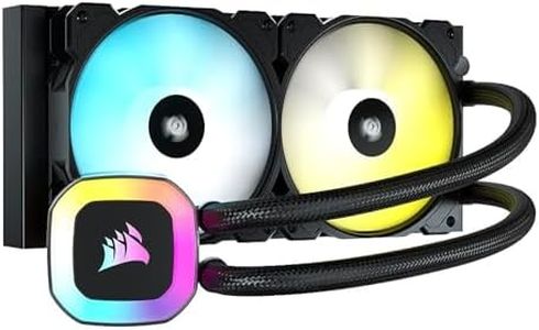 CORSAIR Raffreddatore CPU a liquido H100 RGB - AIO da 240 mm - ventola SP120 RGB Elite - Adatto a Intel LGA 1200/115X/2066, AMD AM4 - adattatore scheda madre ARGB incluso - nero