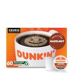 Dunkin' Donuts Coffee for K-Cup Pods, Hazelnut, 60 Count