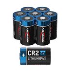 ANSMANN CR2 Lithium Batteries CR15H270 DLCR2, Pack of 8, Special Batteries for Sensors, Electronic Locks, Flashlight, Electrical Devices