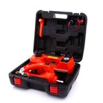 ROGTZ Hydraulic Car Jack Kit - All in One 5 Ton Floor Jack Stand Trailer Truck Trolley Car Lift 5 in 1 Tire Change Emergency Tyre Repair Set with Air Pump and Impact Wrench