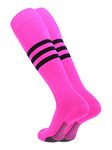 TCK Performance Baseball/Softball Socks (Hot Pink/Black, X-Large), Hot Pink, X-Large