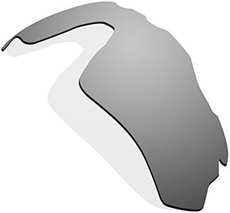 Littlebird4 1.5mm Polarized Replacement Lenses for Oakley Radar EV Path Sunglasses - Multiple Options (Silver Mirror)