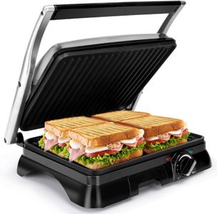 Aigostar 2000W Sandwich Toaster – Non-Stick, Compact Electric Grill