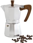 NEALMART Moka Pot Stovetop Espresso Coffee Maker, 6 Espresso Cups Silver, Percolator Coffee Pot, Italian Coffee Maker Greca Coffee Maker for Cappuccino or Latte, 300ml