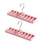 Alipis Necktie Hanger Tie Pink Clothing Rack Coat Tie Rack Coat s Necktie Holder Tie Organizer Necktie Belt Pink Storage Rack Necktie Organizer Tie Hanger