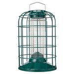 Peanut Feeder for Birds, Hanging Bird Feeder, Easy to Clean, Caged and Squirrel Proof, Also Suitable for Feeding Suet Nibbles and Sprinkles, Quick Assembly, Durable - RSPB