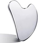 Livronic® Gua Sha Tool For Face | Stainless Steel Gua Sha | Facial Tools Metal Gua Sha | Tighten Skin Care Tools | Beauty Tool For Body Eyes Neck Massager (Heart Shape) (Approx 116 Gm)