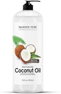 Majestic Pure Fractionated Coconut Oil - Relaxing Massage Oil, Liquid Carrier Oil for Diluting Essential Oils - Skin, Lip, Body & Hair Oil Moisturizer & Softener - 16 fl oz