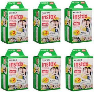 Fujifilm Instax Mini Instant Film (6 Twin Packs, 120 Total Pictures) for Instax Cameras