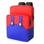 12 Inch Mario Stylish Tablets Backpack, Teens Books Bag College School Casual Daypack for Hiking Walking Travel Cycling, Lightweight Bag for Switch OLED/Switch Lite/Steam Deck