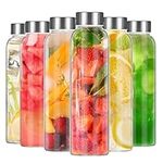 AYHOJIO 18oz Glass Water Bottle Set