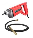 KROST Concrete Vibrator 1150W Extensive 35 mm Drill Needle 13000 Vibrations per Minute (Tool +3m Needle)