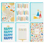 Hallmark Birthday Cards Assortment, 36 Cards with Envelopes (Party Time)