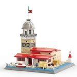 SIBIT Istanbul Maiden's Tower of Moscow Turkey Building Blocks Set (910 Pcs, 6+ Years) | World's Great Architecture Series