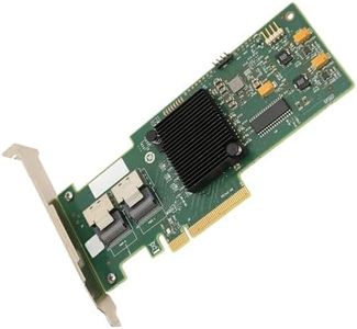 LSI SAS2008 Smart Array Card, LS I9210 8i 6GB Raid Controller Card, Mini SAS SFF8087 SATA Controller Card for for Linux Desktop
