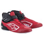 ALPINESTARS TECH-1 K V2 SHOES - RED/BLACK/WHITE - 12