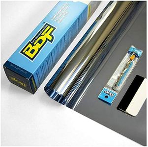 BDF EXS15 EXTERIOR Window Film Privacy and Sun Control Silver 15, Dark - 48in X 14ft by Buydecorativefilm