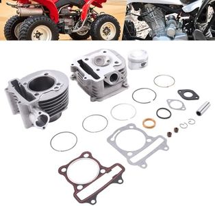 MOFANS 57.4mm 150cc Top End Rebuild Kit Cylinder Piston Gasket Assembly Sets Fit for 150cc GY6 ATV Moped Scooter Go Kart 157QMJ Engines