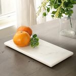 NikkisPride Marble Handmade Platter Serving Platter Cheese Platter hot Plate Trivet mutliti Purpose Marble Tray