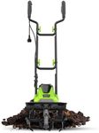 STEELITE 14-Inch Corded Electric Tiller, 10 Amp Powerful Garden Cultivator for Soil Preparation and Landscaping – Lightweight, Durable, and Easy to Use