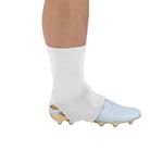 Spats Football Cleat Covers,Youth Cleat Covers Football Keeps Dirt/Turf Debri Out,Bike Cleat Covers,Cleat Sleeves For Football Soccer Lacrosse Kids Teenagers Youths Adults.Cleat Cover (White, Small)