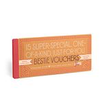 Knock Knock Fill in The Love Bestie Vouchers, Book of 15 Unique Best Friend Coupons, 7.5 x 3.25-inches