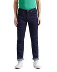 Lee Brooklyn Straight Men's Jeans Pants, Rinse, 33W / 32L