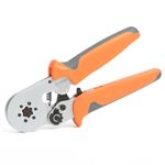 iCrimp Ratchet Hexagonal Bootlace Ferrule Crimping Tool, Self-Adjusting Crimper Plier for 0.25-6.0mm² End-Sleeves Ferrules