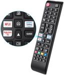 BN59-01315B Replacement Remote for Samsung 4K UHD HDR Crystal QLED TVs, for Samsung UE Series Quantum TVs, with Netflx Rakten Prime Video buttons