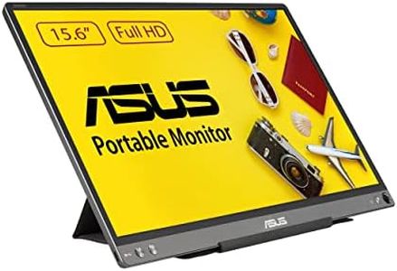 ASUS ZenScreen Portable Monitor 15.6" 1080P FHD Laptop Monitor (MB16ACE) - IPS USB-C & USB 3.0Travel Monitor, Flicker-Free and Blue Light Filter w/Smart Cover, External Monitor for Laptop & MacBook